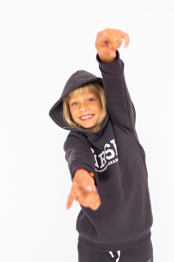 Костюм "KRSK" р. 80-116 см (футер с начесом) - графит