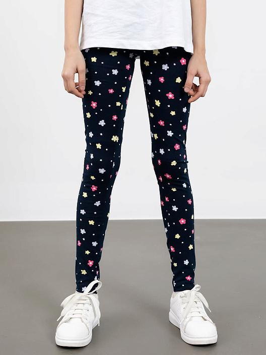 Легинсы от "Mark Formelle" р. 122, 128 см - синий цветочки