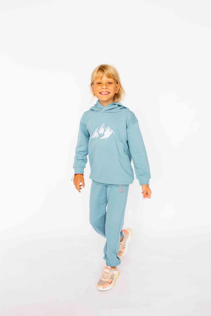 Костюм HelloBaby "Гора" - синяя дымка  р. 80-86, 110-116, 122-128 (футер "петелька")