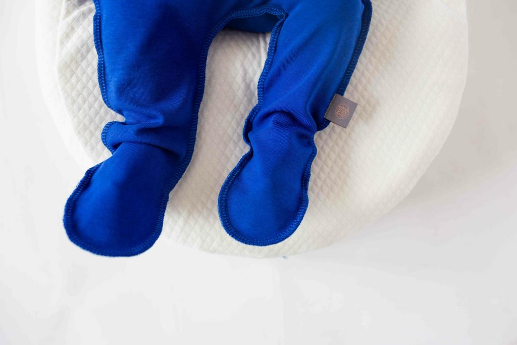 Ползунки на резинке "Hello, Baby" - василёк (р. 56-62, 62-68 см)