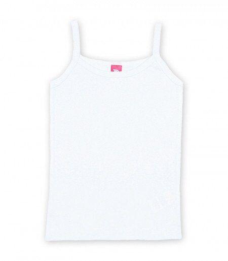 Майка для девочки от "Cherubino" (р. 110-116, 122-128) - белая