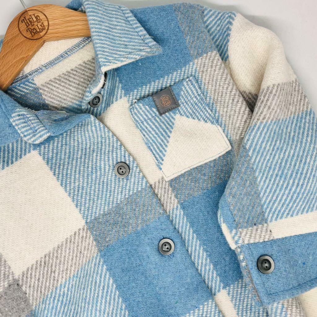 Рубашка-куртка летняя "Hello, Baby" р. 104-110 см - небо