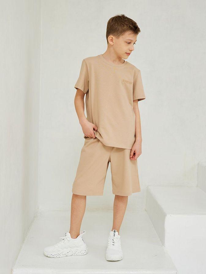 Шорты "RNBW" - р.104, 110,  122, 134 - бежевый