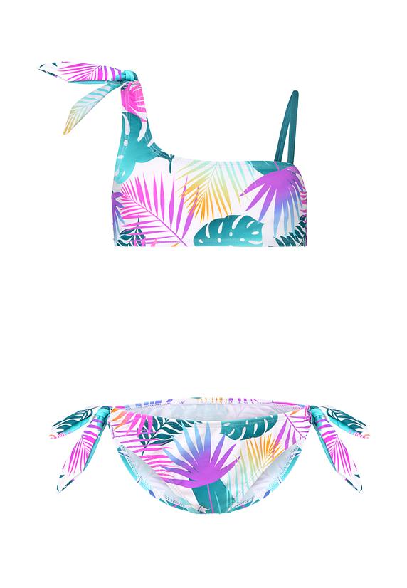 Купальник (топ и бикини) для девочки "Джулия" от "Oldos" р. 116 см - белый