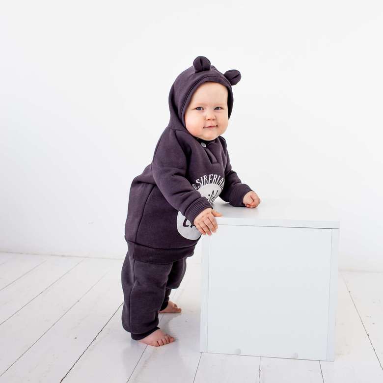 Брюки workout  "Hello, Baby" р. 86-92 см - моро