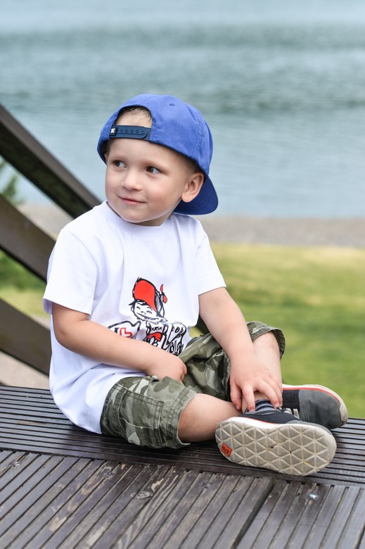 Футболка "Я люблю Красноярск" от "ЯЛК" (1-12 лет) - белый