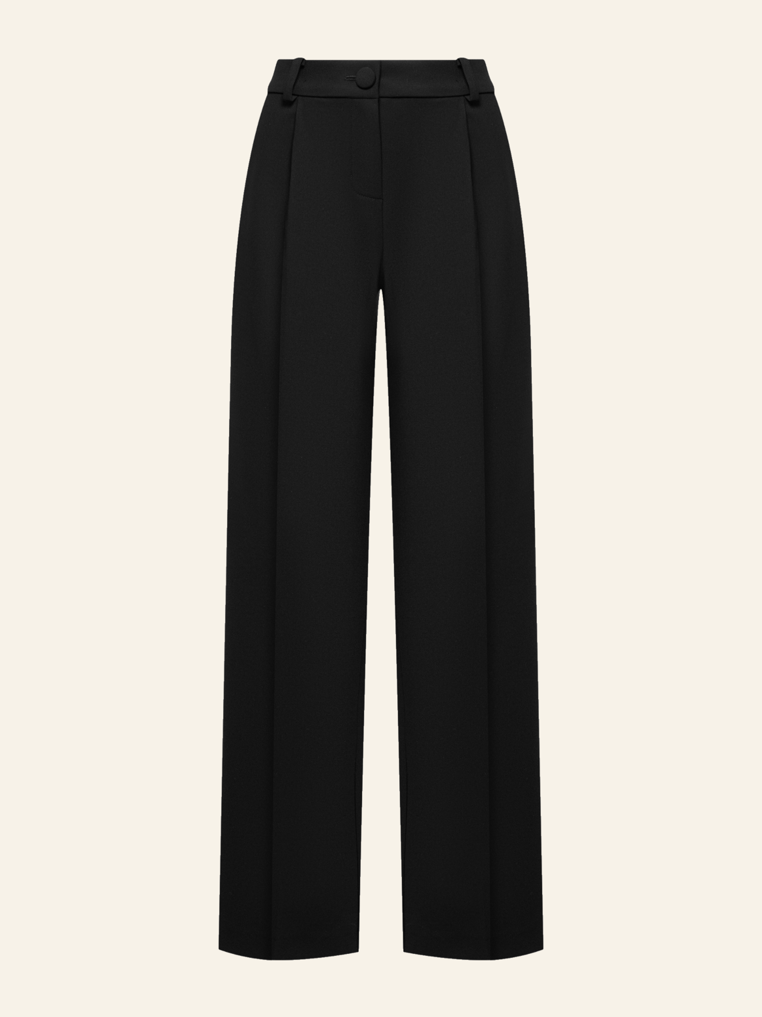 Черные брюки с защипами