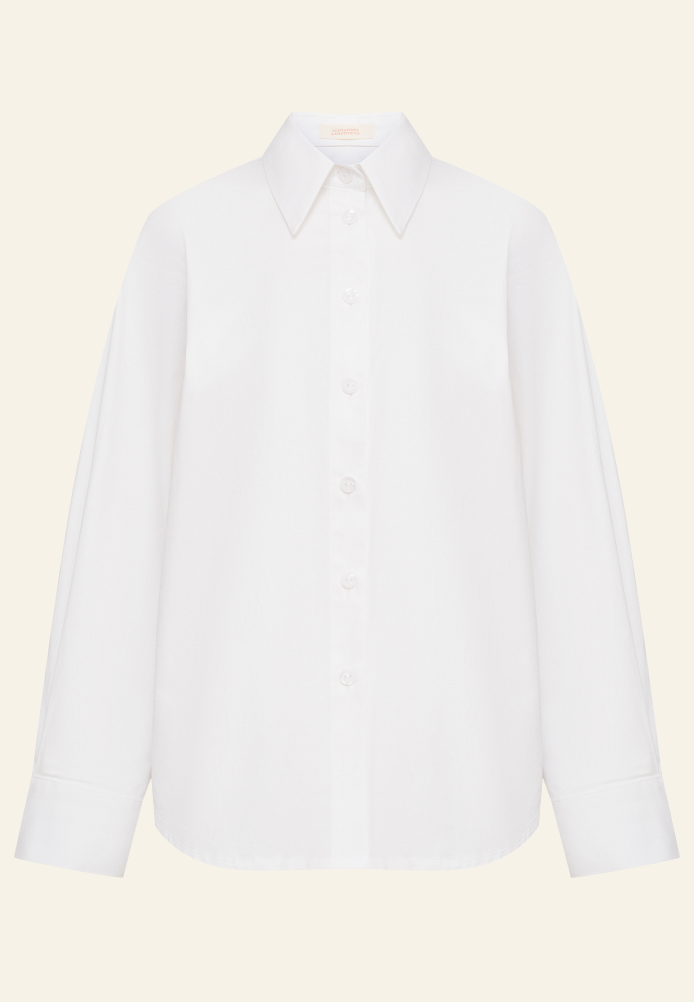 «Мужская сорочка» в белом цвете