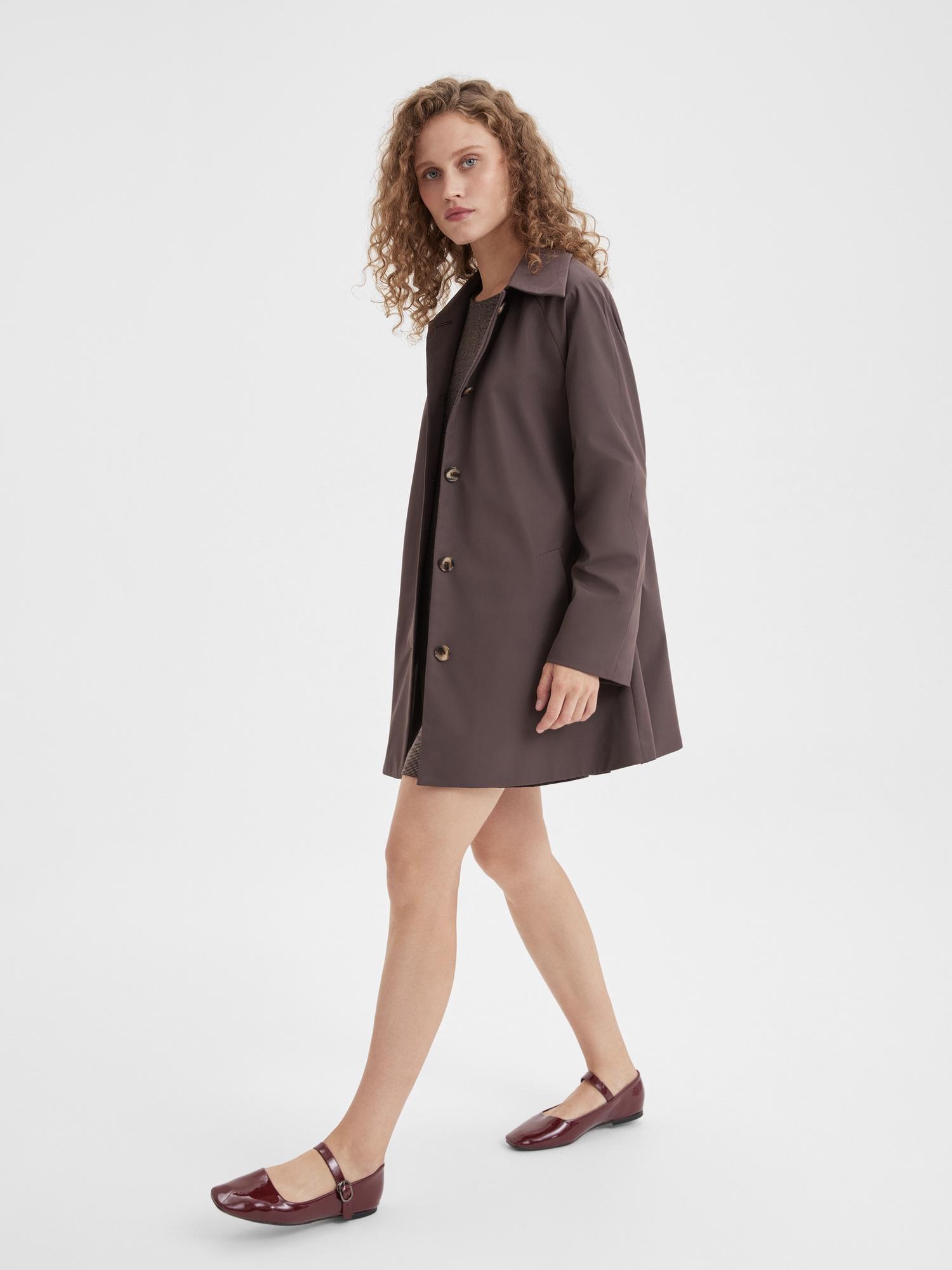 Плащ шоколадный