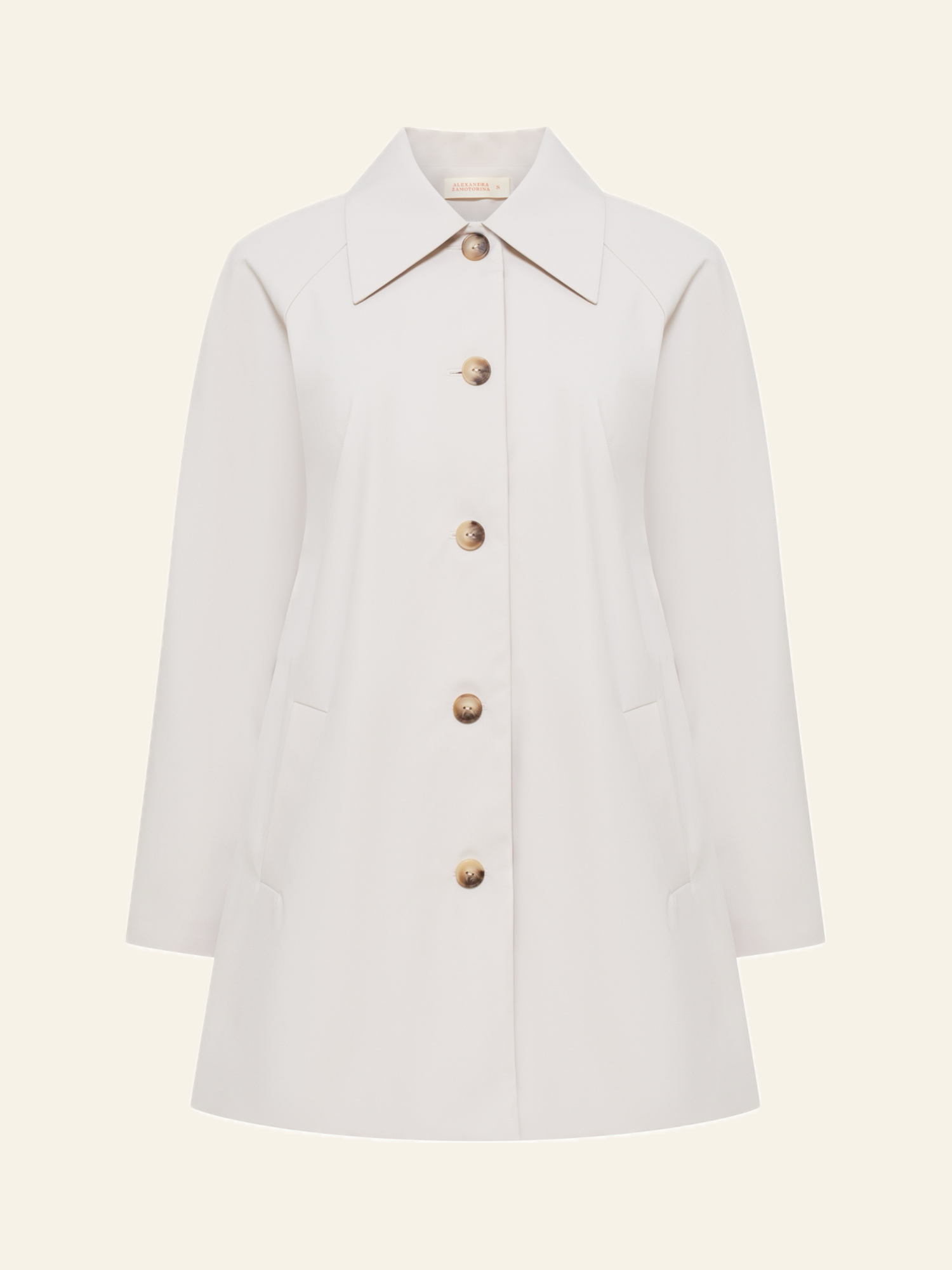 Плащ бежевый