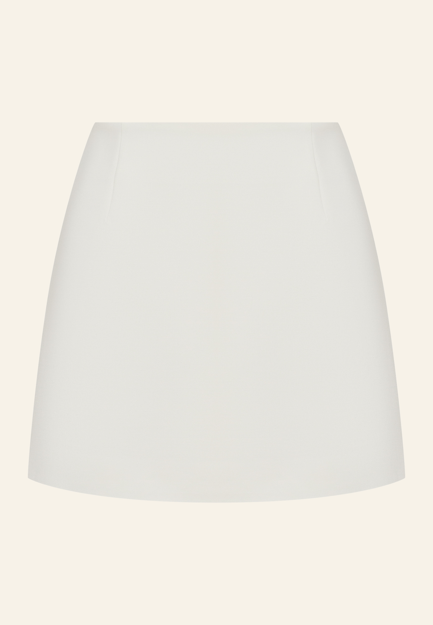 Мини-юбка в цвете айвори