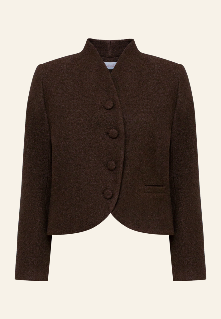 Жакет "Хлоя" в шоколадном цвете