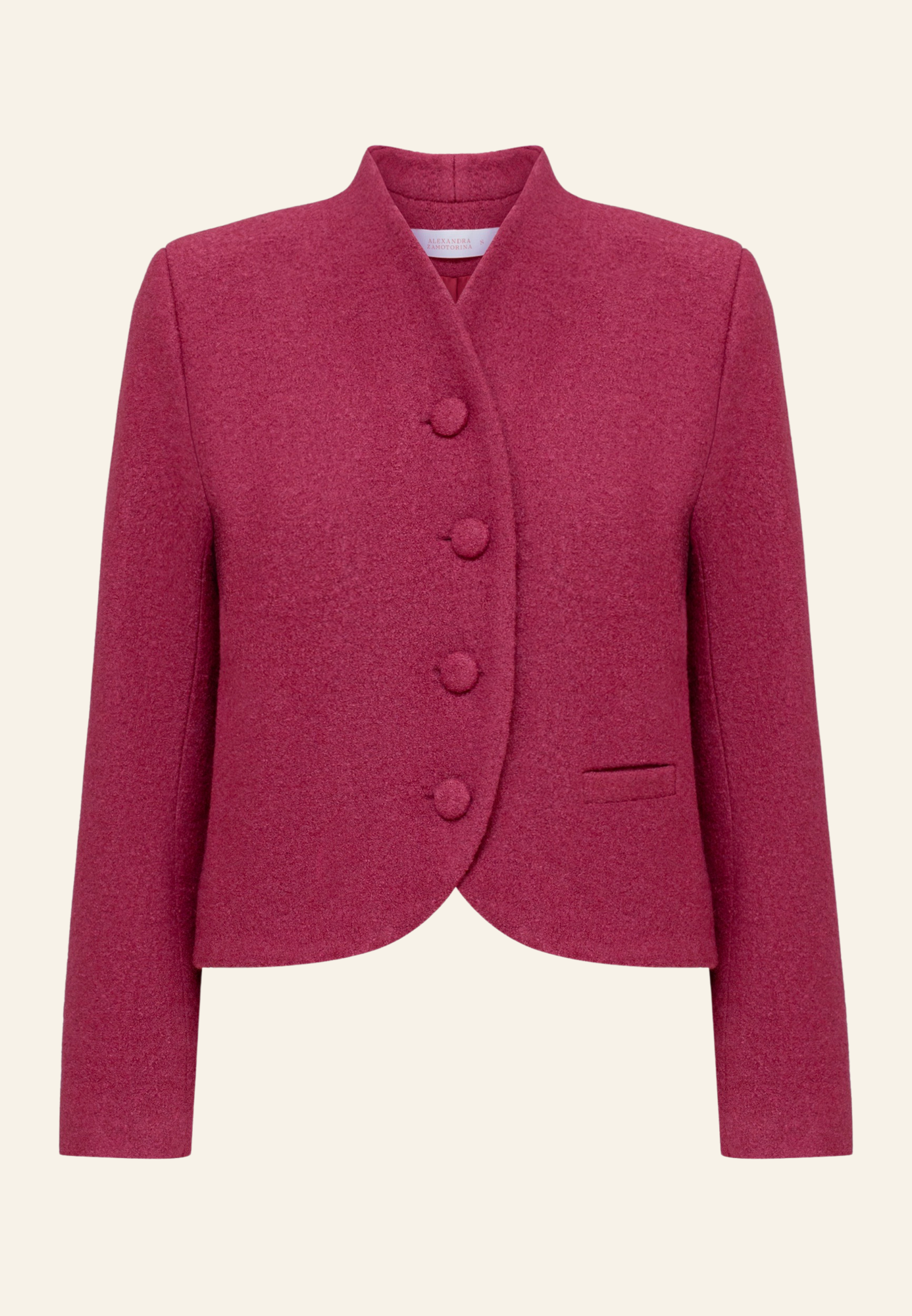 Жакет "Хлоя" в брусничном цвете