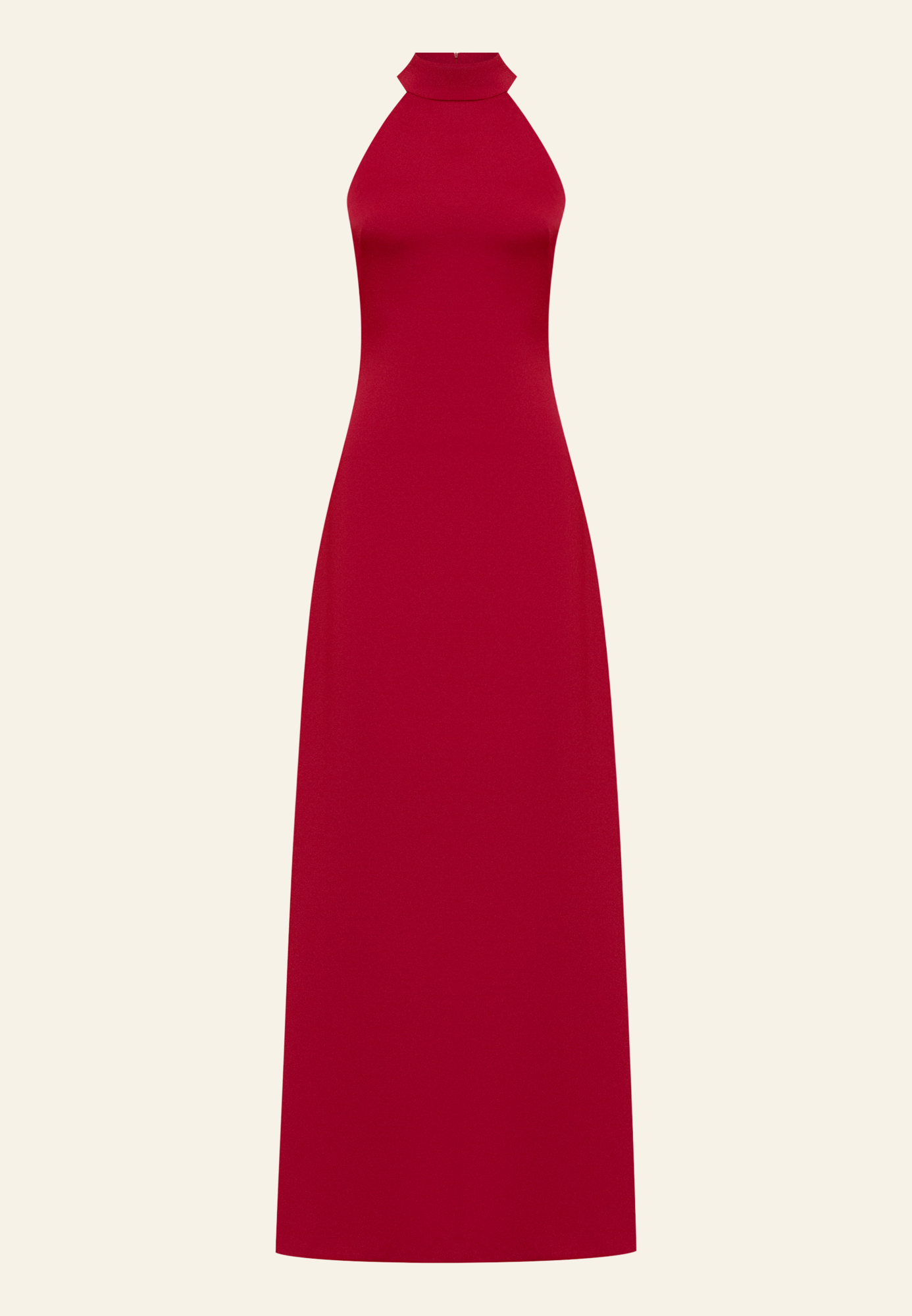 Красное платье макси