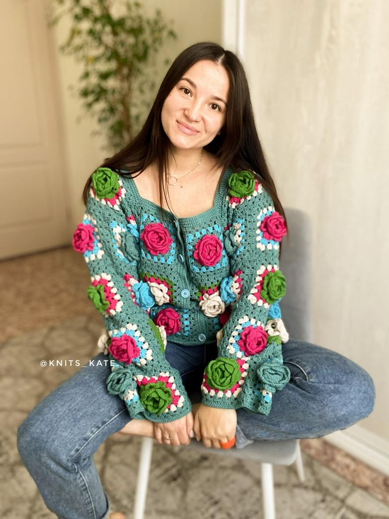 Совместник Кардиган «Цветочный»