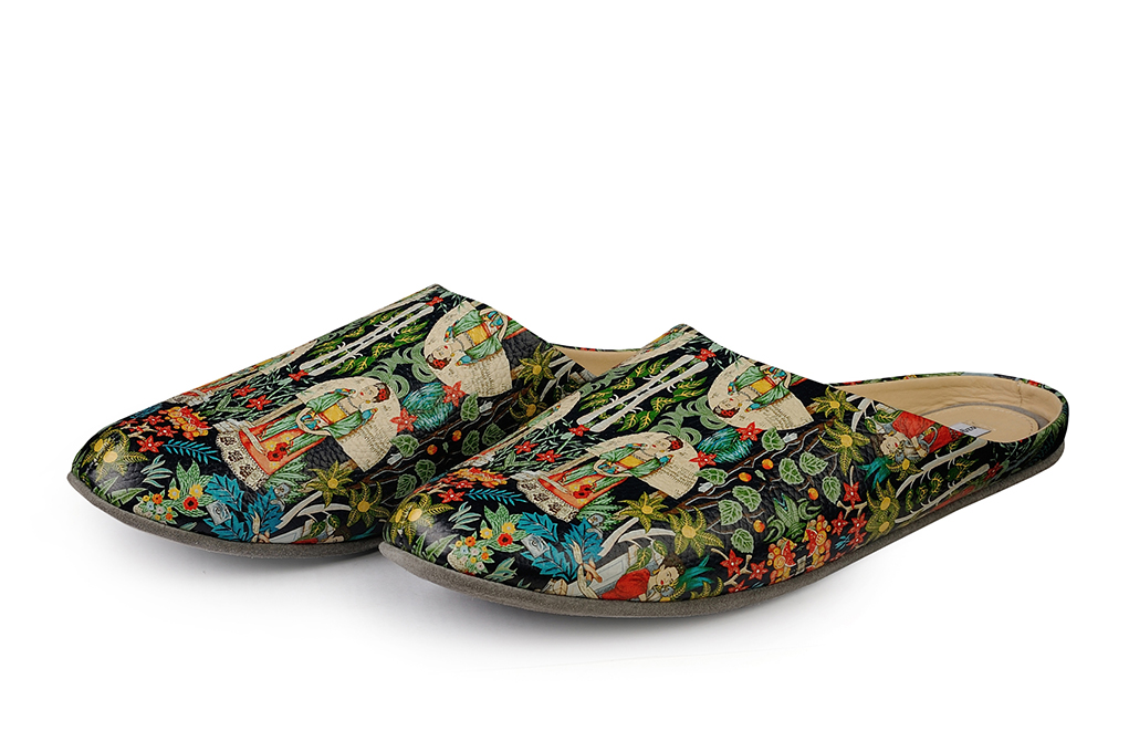 Мужские кожаные тапочки "Фрида"  р,42