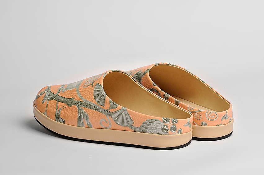 Женские клоги/тапочки "Лемуры на рассвете"