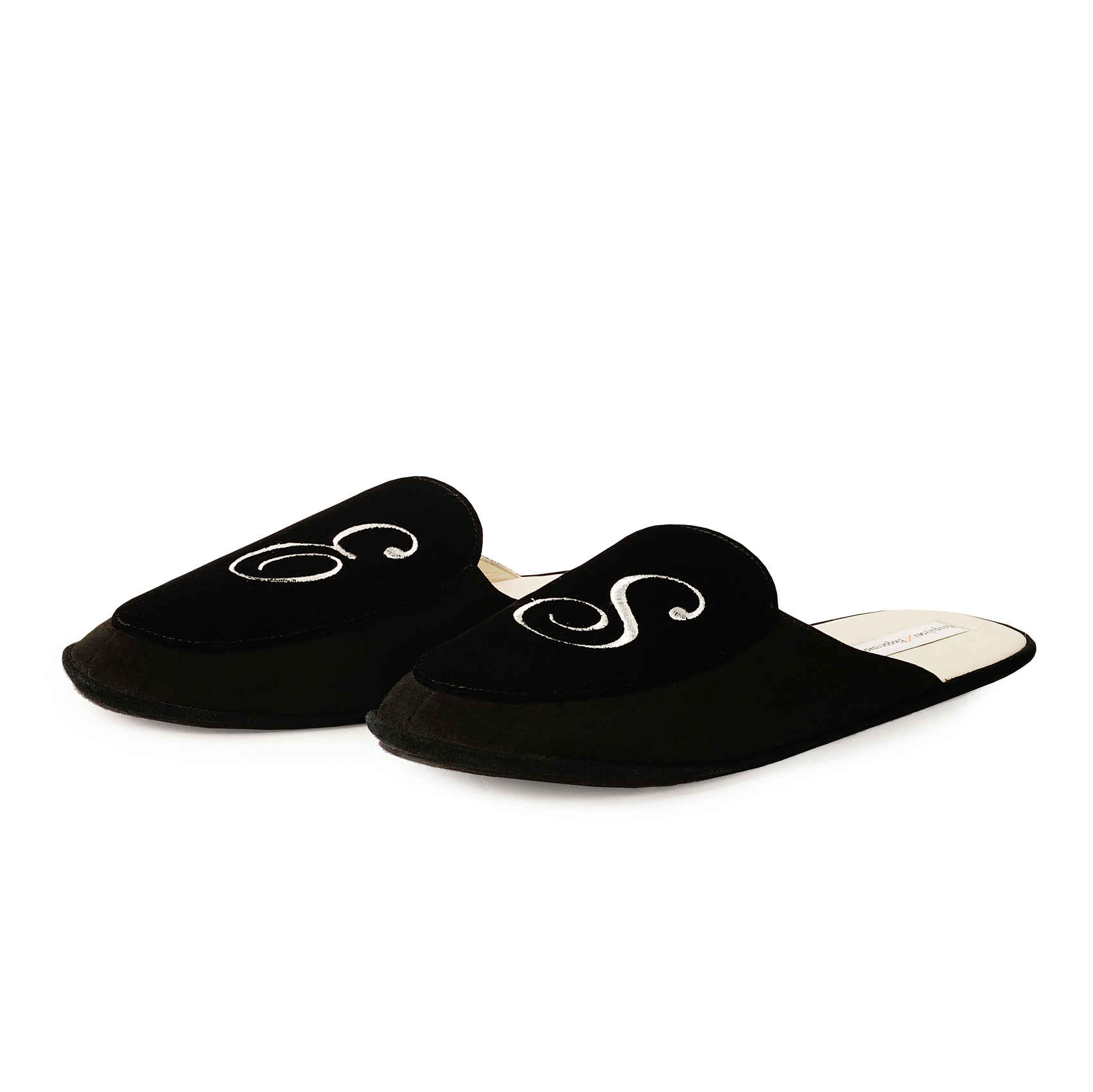 Женские тапочки с инициалами