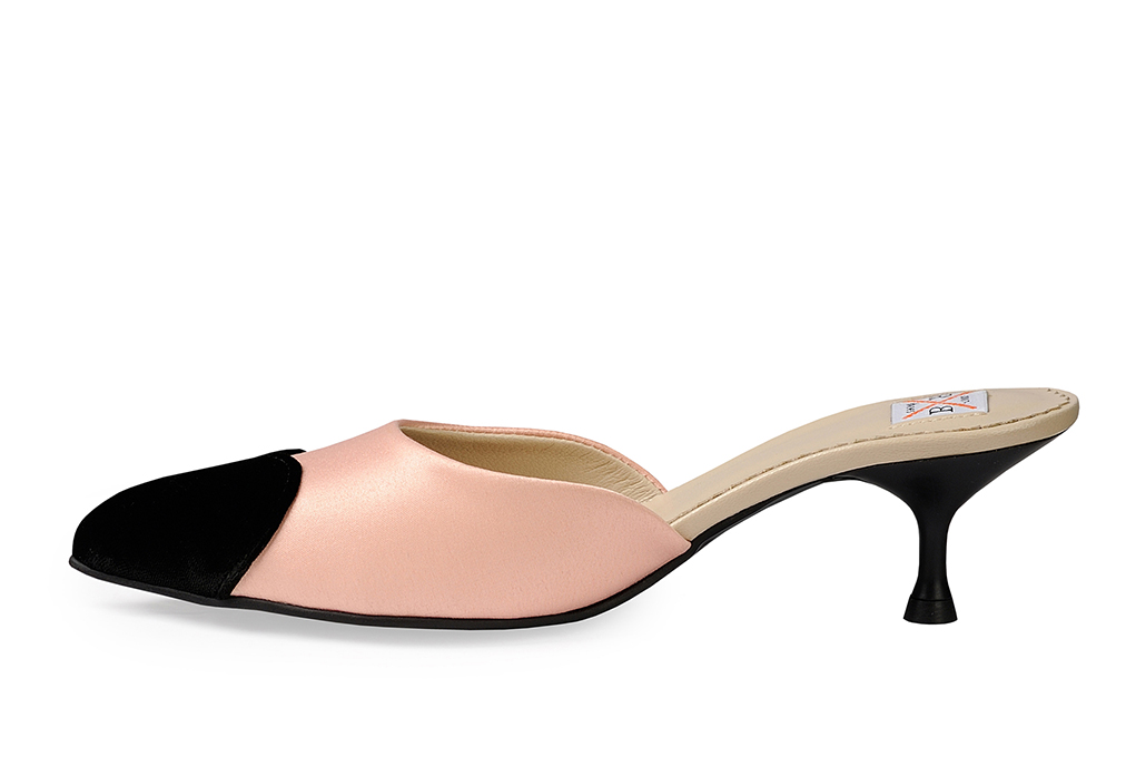 Мюли шелковые женские Mary Jane  р.36