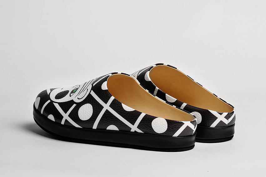 Женские клоги/тапочки  "Мишка очень любит мед" р.36