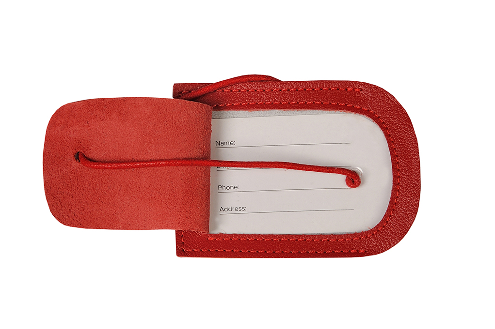 Багажная бирка из кожи "Линия жизни"