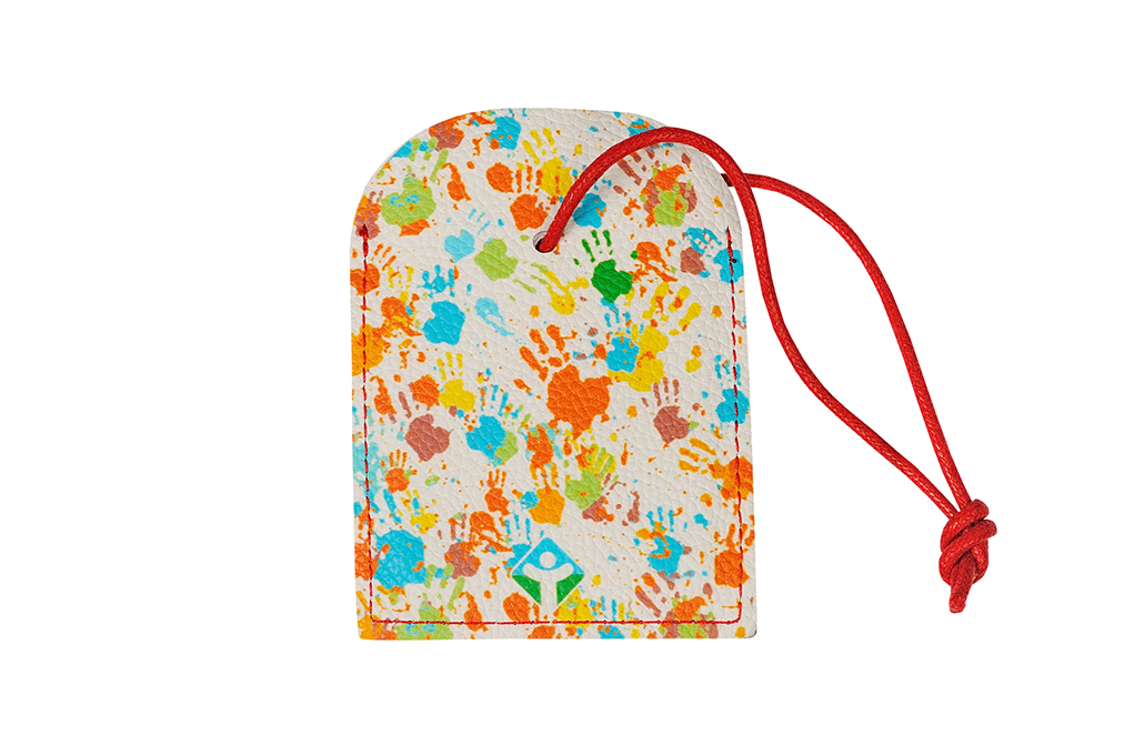 Багажная бирка из кожи "Линия жизни"