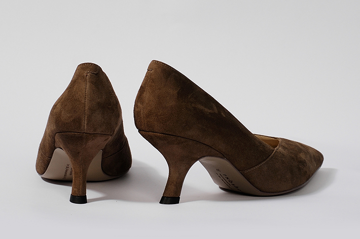 Туфли из коричневой замши "Вивьер" р.38,39,41