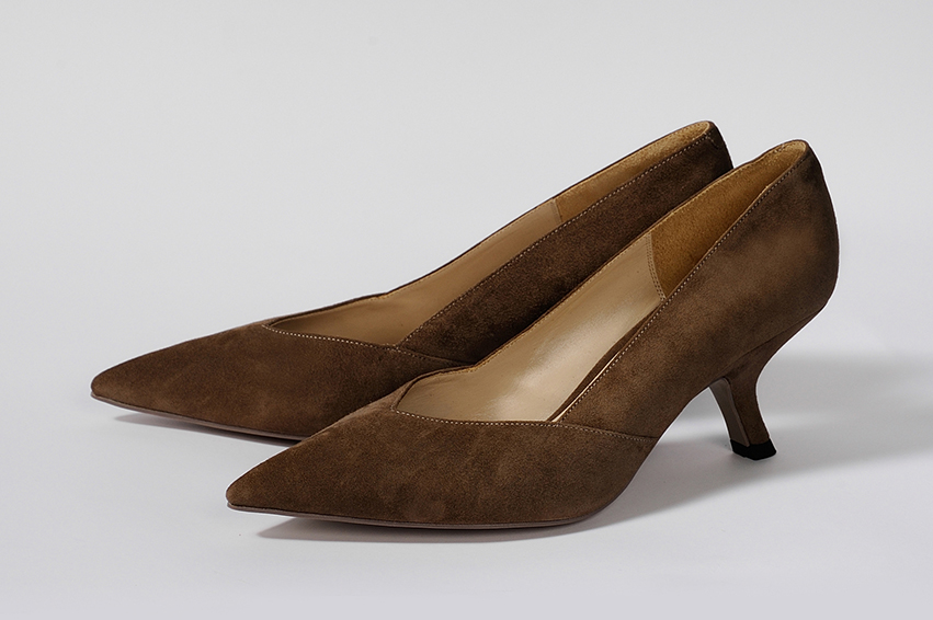 Туфли из коричневой замши "Вивьер" р.38,39,41