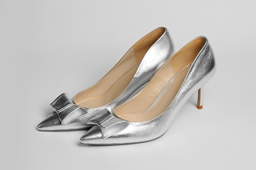 Туфли серебро "Gaya" р,39,40