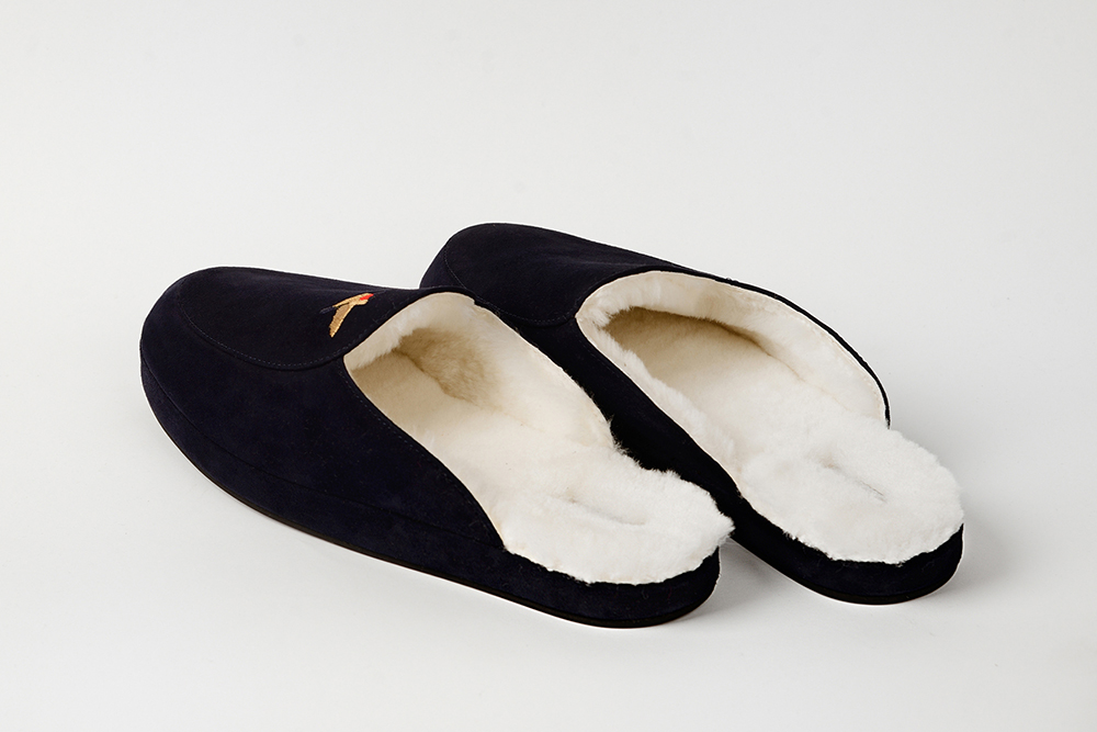 Женские клоги/тапочки "Колибри" с мехом