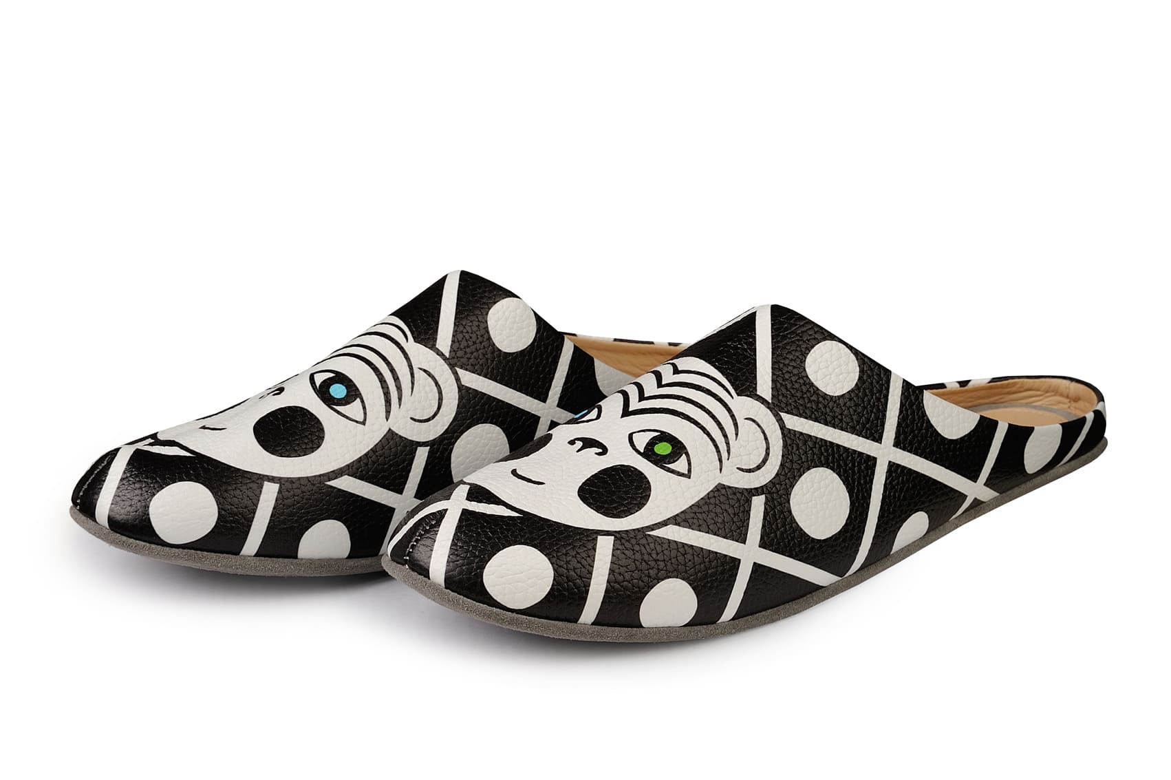 Женские тапочки  "Мишка очень любит мед" р. 38