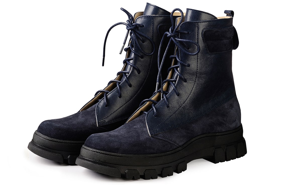 Ботинки синие "Моно" р.37