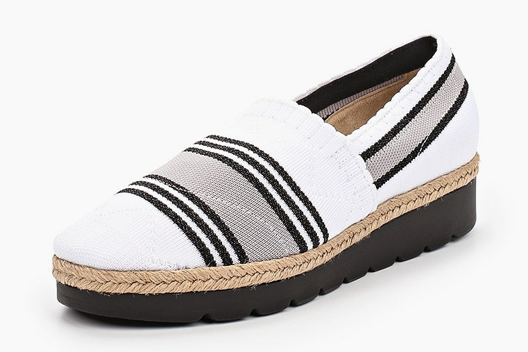 Эспадрильи черно-белые р.36
