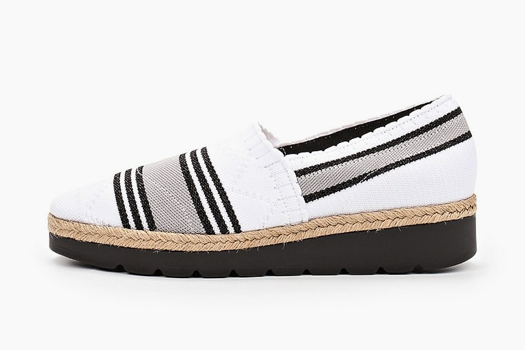 Эспадрильи черно-белые р.36