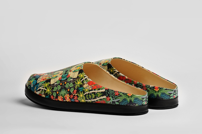 Мужские клоги/тапочки из кожи "Моя Фрида"