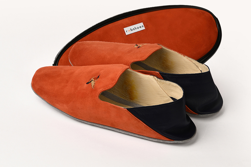 Мужские тапочки из замши "Колибри"