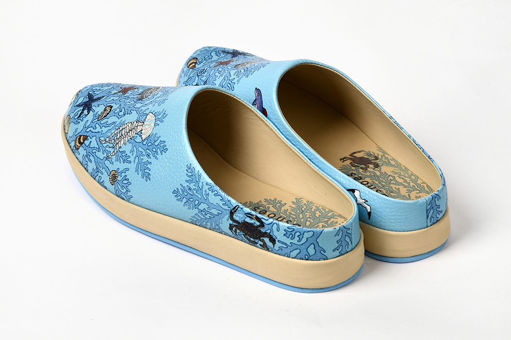 Женские клоги/тапочки "Морские"