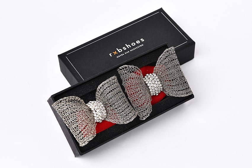 Броши для обуви "Бантик"