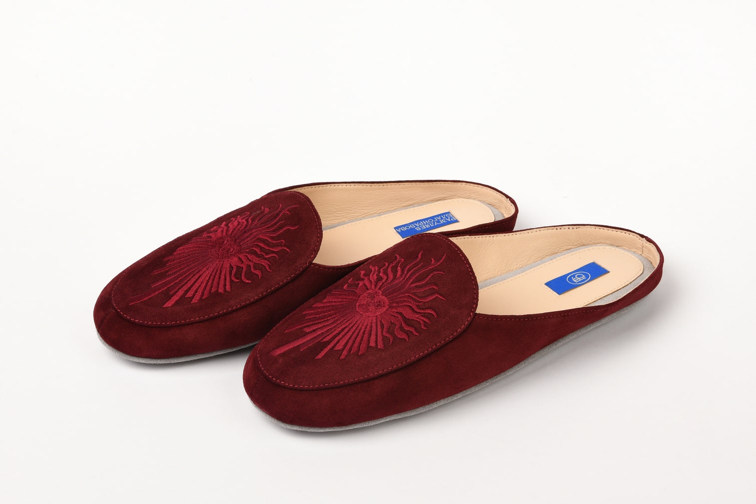 Женские тапочки из замши "Король Солнца"