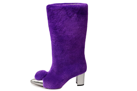 Сапоги из меха бобра с индивидуальной окраской | Haute Couture