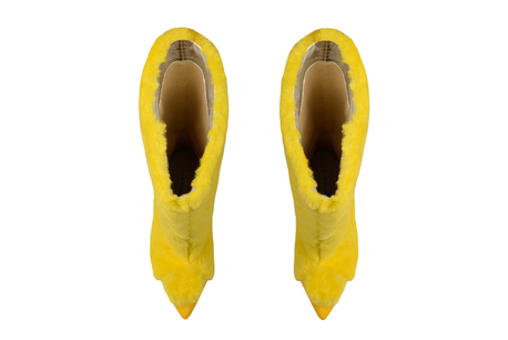 Сапоги из меха бобра с индивидуальной окраской | Haute Couture