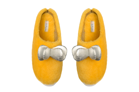 Сабо из меха на платформе | Haute Couture