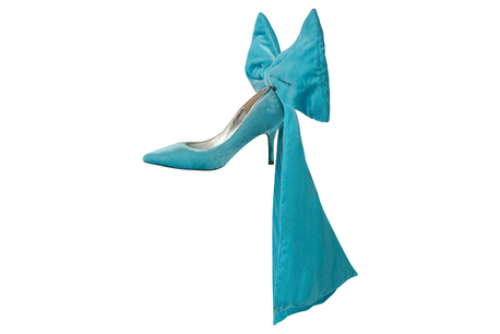 Туфли с бархатным шлейфом Haute Couture