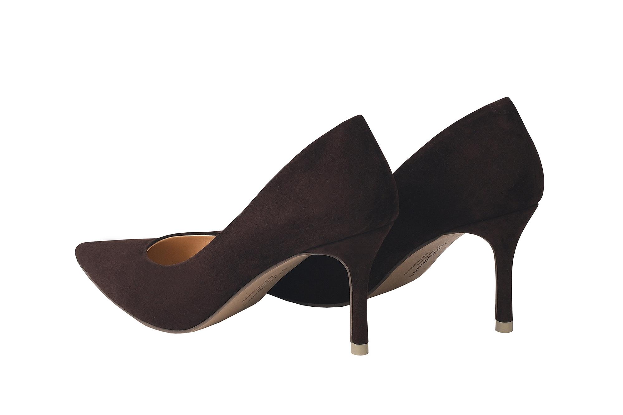 Туфли из итальянской замши «Dark Chocolate»