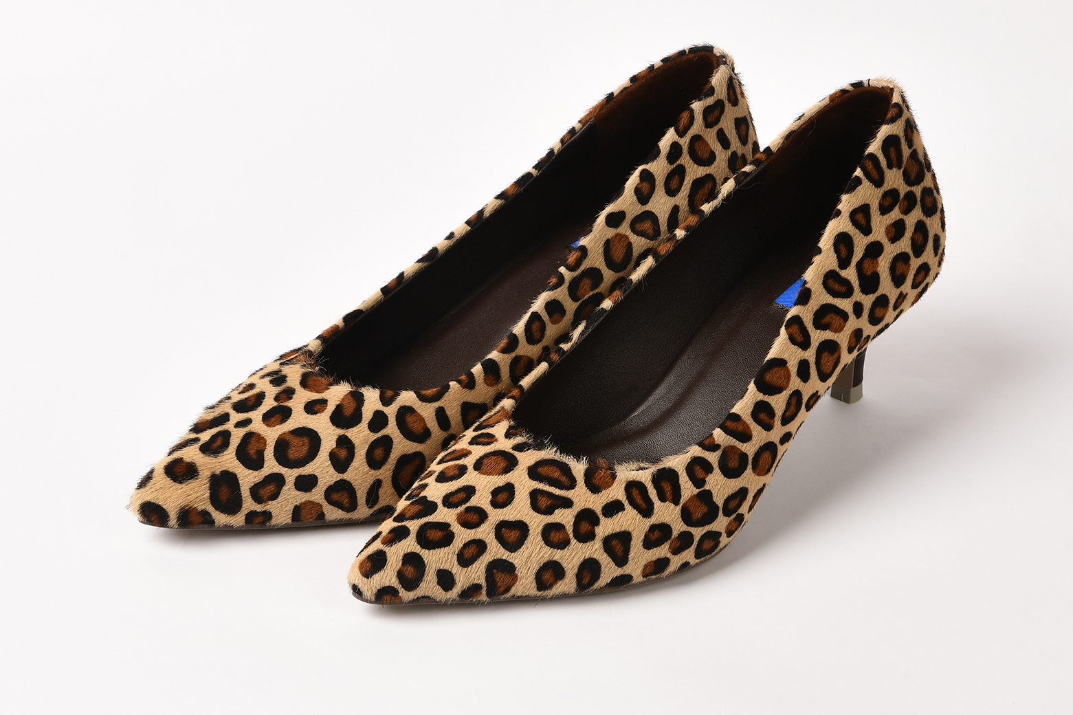 Туфли из меха пони «Leopard Velvet»