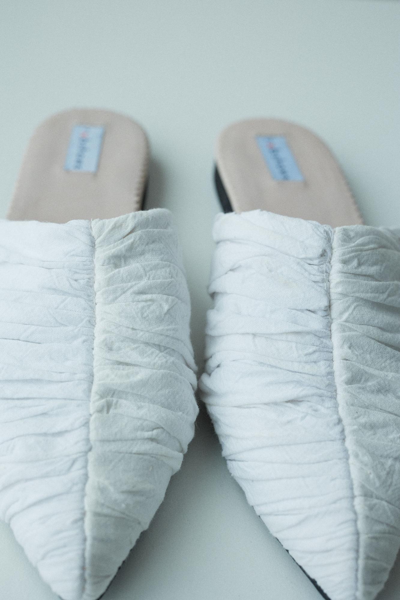 Мюли из вываренного хлопка "Секретики" р,36