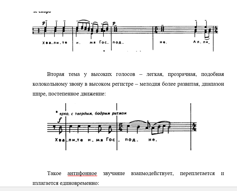 Рахманинов Хвалите имя Господне