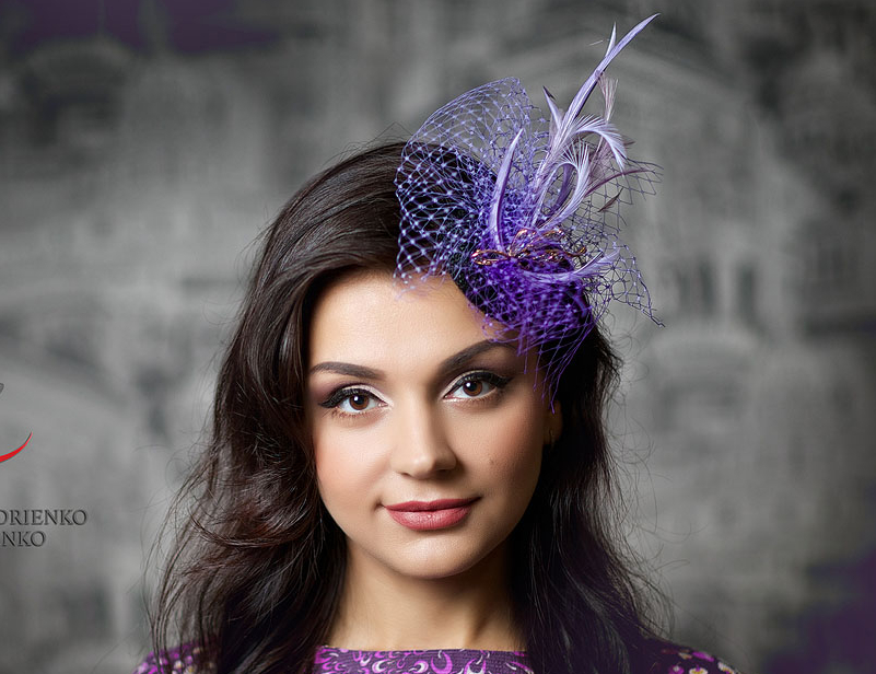 Шляпка, вуалетка, Анна Андриенко, ручная работа, черная шляпка, черная вуалетка, вечерняя шляпка, вечерняя вуалетка, шляпка с цветами, вуалетка с цветами, шляпка с перьями, вуалетка с перьями, шляпка с вуалью, шляпка для праздника, вуалетка для праздника, Шляпка для скачек, вуалетка для скачек, красивая шляпка, дизайнерская шляпка, красивая вуалетка, дизайнерская вуалетка, необычная шляпка