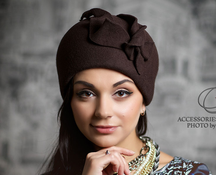 Анна Андриенко, ручная работа, берет, берет из фетра, коричневый берет, теплый берет, купить берет, осенний берет, зимний берет, весенний берет, шляпка, шляпка из фетра , коричневая шляпка, осенняя шляпка, зимняя шляпка, весенняя шляпка, стильная шляпка, теплая шляпка, модная шляпка