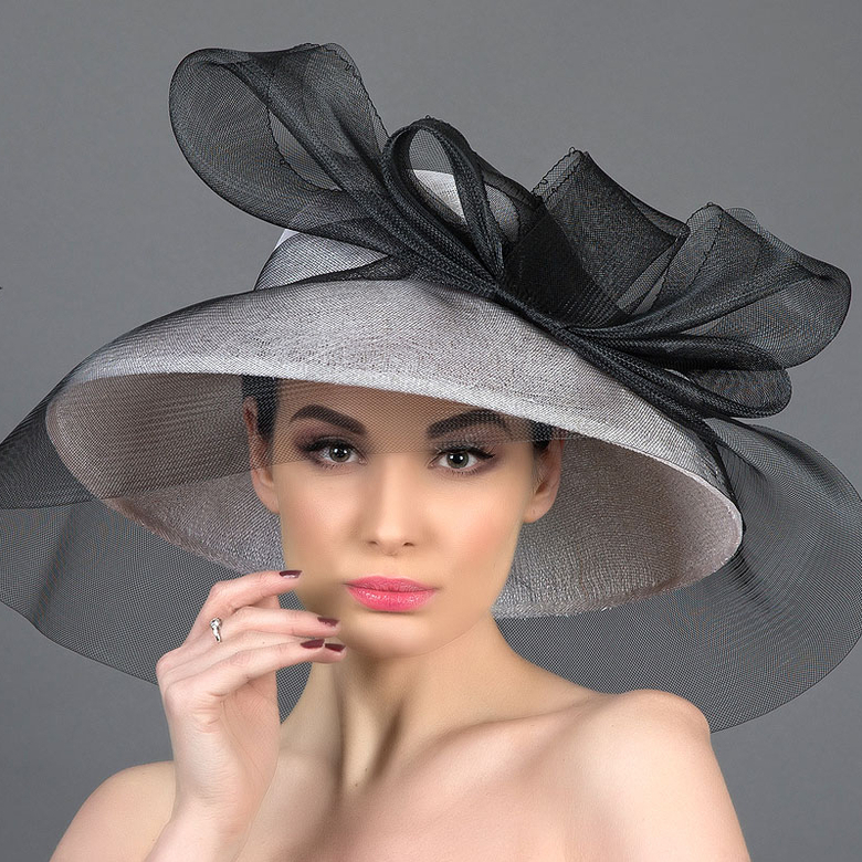 широкополая белая шляпа, шляпа +с широкими полями, шляпы +для скачек купить +в москве, летние шляпки +для женщин, купить дизайнерскую шляпку, Анна Андриенко шляпки СПб